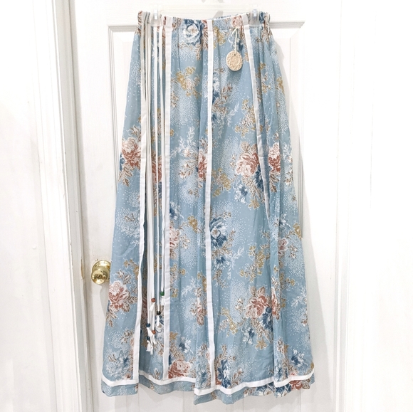 Vintage Dresses & Skirts - Chessa Davis 70s Vintage Boho Floral Skirt sz M